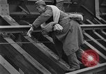 Image of Germans flee Soviets at River Elbe Germany, 1945, second 45 stock footage video 65675044141