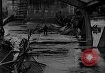 Image of Germans flee Soviets at River Elbe Germany, 1945, second 55 stock footage video 65675044141