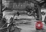 Image of Germans flee Soviets at River Elbe Germany, 1945, second 59 stock footage video 65675044141