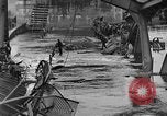 Image of Germans flee Soviets at River Elbe Germany, 1945, second 61 stock footage video 65675044141