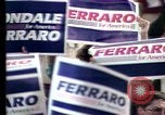 Image of Geraldine Ferraro Washington DC USA, 1984, second 62 stock footage video 65675044171