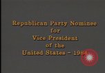 Image of George H Walker Bush Washington DC USA, 1984, second 6 stock footage video 65675044173