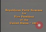 Image of George H Walker Bush Washington DC USA, 1984, second 8 stock footage video 65675044173