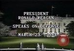 Image of President Ronald Reagan Washington DC USA, 1983, second 5 stock footage video 65675044180