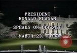 Image of President Ronald Reagan Washington DC USA, 1983, second 6 stock footage video 65675044180