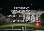 Image of President Ronald Reagan Washington DC USA, 1983, second 7 stock footage video 65675044180