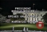 Image of President Ronald Reagan Washington DC USA, 1983, second 8 stock footage video 65675044180