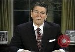 Image of President Ronald Reagan Washington DC USA, 1983, second 62 stock footage video 65675044180