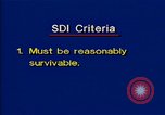 Image of Strategic Defense Initiative Washington DC USA, 1985, second 14 stock footage video 65675044184