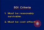 Image of Strategic Defense Initiative Washington DC USA, 1985, second 22 stock footage video 65675044184