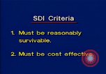 Image of Strategic Defense Initiative Washington DC USA, 1985, second 23 stock footage video 65675044184