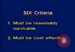 Image of Strategic Defense Initiative Washington DC USA, 1985, second 24 stock footage video 65675044184