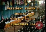 Image of President Ronald Reagan Washington DC USA, 1981, second 4 stock footage video 65675044189