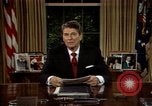 Image of President Ronald Reagan Washington DC USA, 1986, second 14 stock footage video 65675044192