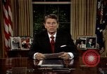 Image of President Ronald Reagan Washington DC USA, 1986, second 23 stock footage video 65675044192
