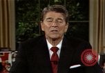 Image of President Ronald Reagan Washington DC USA, 1986, second 54 stock footage video 65675044192