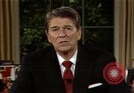 Image of President Ronald Reagan Washington DC USA, 1986, second 55 stock footage video 65675044192