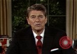 Image of President Ronald Reagan Washington DC USA, 1986, second 59 stock footage video 65675044192