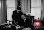 Image of President Lyndon Johnson Washington DC USA, 1964, second 45 stock footage video 65675044212