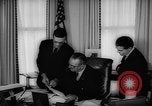 Image of President Lyndon Johnson Washington DC USA, 1964, second 47 stock footage video 65675044212