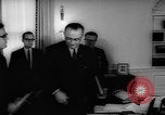 Image of President Lyndon Johnson Washington DC USA, 1964, second 59 stock footage video 65675044212