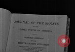Image of Journal of the Senate Washington DC USA, 1966, second 10 stock footage video 65675044224