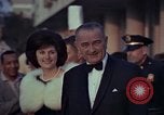 Image of Lyndon B Johnson Los Angeles California USA, 1964, second 6 stock footage video 65675044251