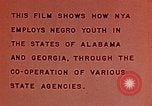 Immagine di National Youth Administration United States USA, 1940, secondo 10 filmato di repertorio 65675044261