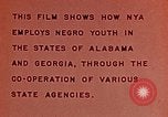Immagine di National Youth Administration United States USA, 1940, secondo 11 filmato di repertorio 65675044261