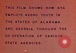 Immagine di National Youth Administration United States USA, 1940, secondo 13 filmato di repertorio 65675044261