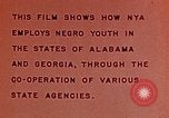 Immagine di National Youth Administration United States USA, 1940, secondo 16 filmato di repertorio 65675044261