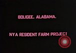 Immagine di National Youth Administration Boligee Alabama USA, 1940, secondo 5 filmato di repertorio 65675044262