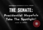 Standbild Präsidentschaftswahlkampf Washington DC USA, 1960, aus Sekunde 1 historischem Filmmaterial Videoclip 65675044278