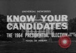 Image of Presidential campaign Washington DC USA, 1964, second 5 stock footage video 65675044283