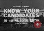 Image of Presidential campaign Washington DC USA, 1964, second 7 stock footage video 65675044283