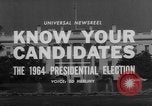 Image of Presidential campaign Washington DC USA, 1964, second 8 stock footage video 65675044283