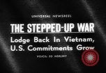 Image of Henry Cabot Lodge Saigon Vietnam, 1965, second 3 stock footage video 65675044285