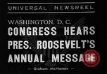 Image of Franklin D Roosevelt 1940 State of the Union speech Washington DC USA, 1940, second 26 stock footage video 65675044322