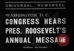 Image of Franklin D Roosevelt 1940 State of the Union speech Washington DC USA, 1940, second 30 stock footage video 65675044322