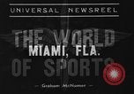 Image of miniature seaplane meet Miami Florida USA, 1940, second 5 stock footage video 65675044325