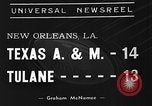 Standbild Sugar Bowl 1940 New Orleans Louisiana USA, 1940, aus Sekunde 3 historischem Filmmaterial Videoclip 65675044327