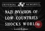 Image of Nazi Invasion Europe, 1940, second 3 stock footage video 65675044328