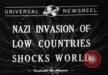 Image of Nazi Invasion Europe, 1940, second 4 stock footage video 65675044328
