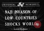Image of Nazi Invasion Europe, 1940, second 5 stock footage video 65675044328