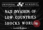 Image of Nazi Invasion Europe, 1940, second 6 stock footage video 65675044328