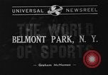 Standbild Vorort Handicap Belmont Park New York USA, 1940, aus Sekunde 6 historischem Filmmaterial Videoclip 65675044347