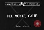 Standbild roller Ski Del Monte California USA, 1940, aus Sekunde 1 historischem Filmmaterial Videoclip 65675044348