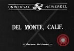 Standbild roller Ski Del Monte California USA, 1940, aus Sekunde 3 historischem Filmmaterial Videoclip 65675044348