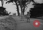 Standbild roller Ski Del Monte California USA, 1940, aus Sekunde 23 historischem Filmmaterial Videoclip 65675044348
