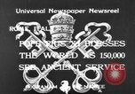 Image le Pape Pie XI Rome Italie, 1933, de la seconde 3 séquences d'archives historiques vidéo 65675044355